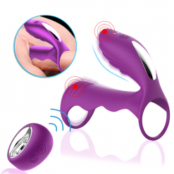 Male Penis Vibrating Ring Delay Ejaculation Cock G spot Stimulator Clitoris Massager Anal Dildo Vibrator Sex Toys for Men Women